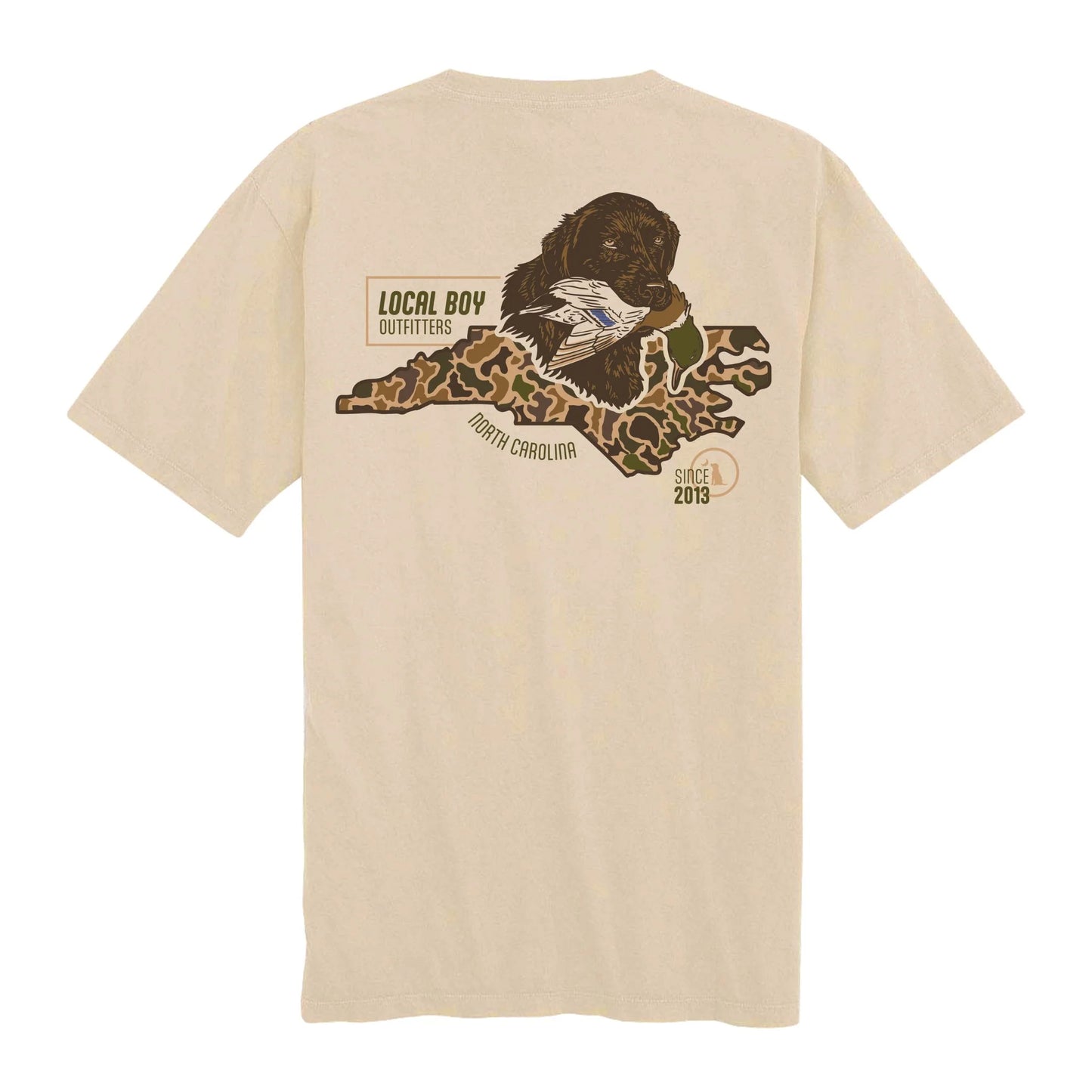 Local Boy North Carolina Retriever Short Sleeve T-Shirt