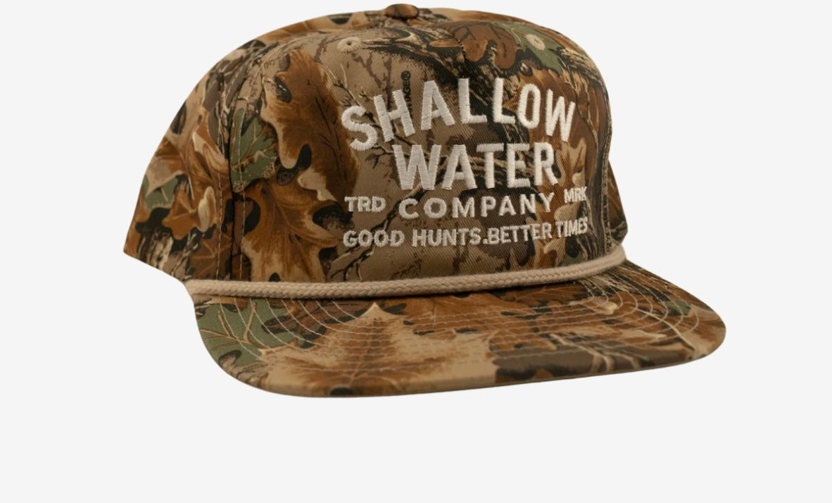 Shallow Water Trade Mark Rope Hat | Realtree Advantage Camo