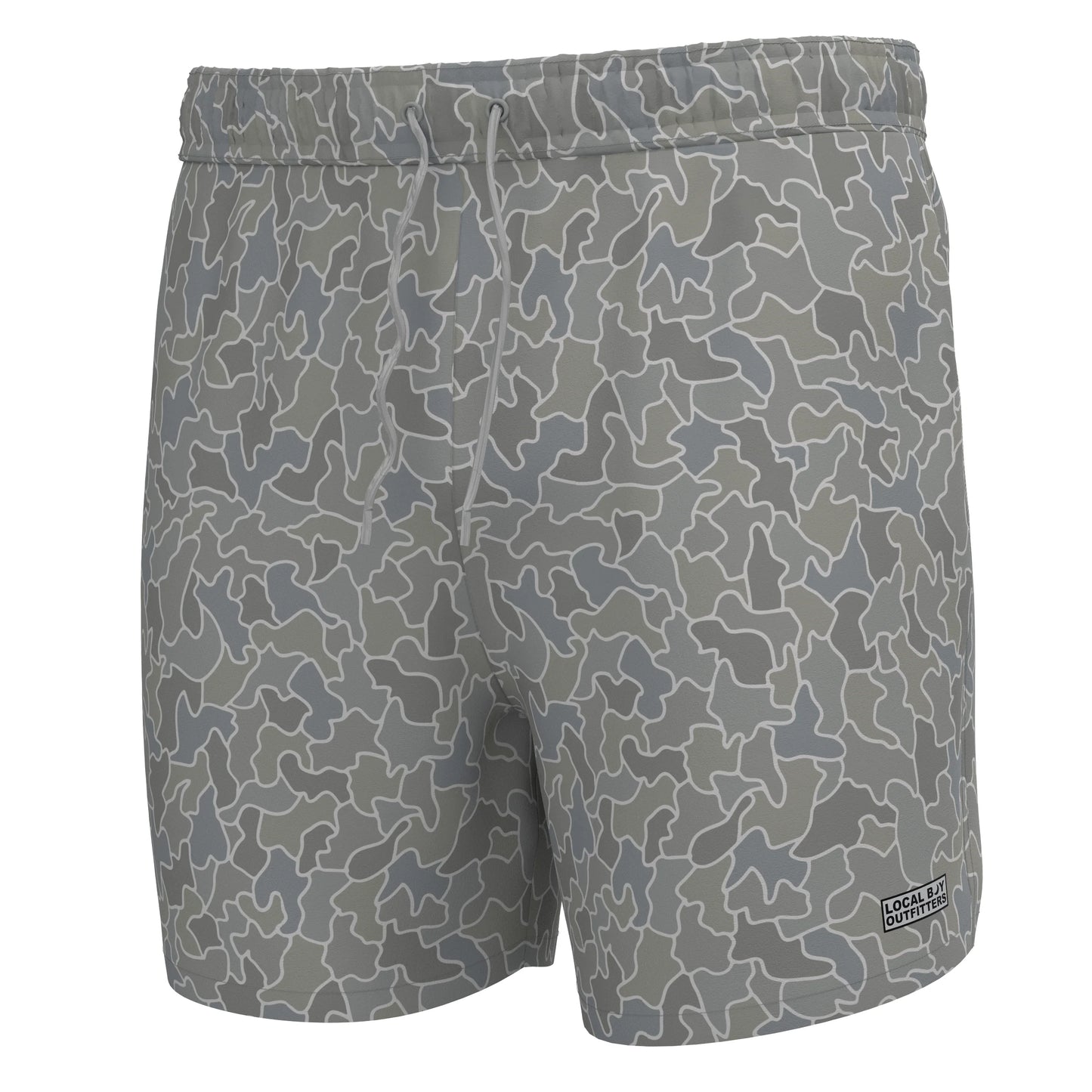 Local Boy Bayview Swim Trunks - Cobblestone Gray