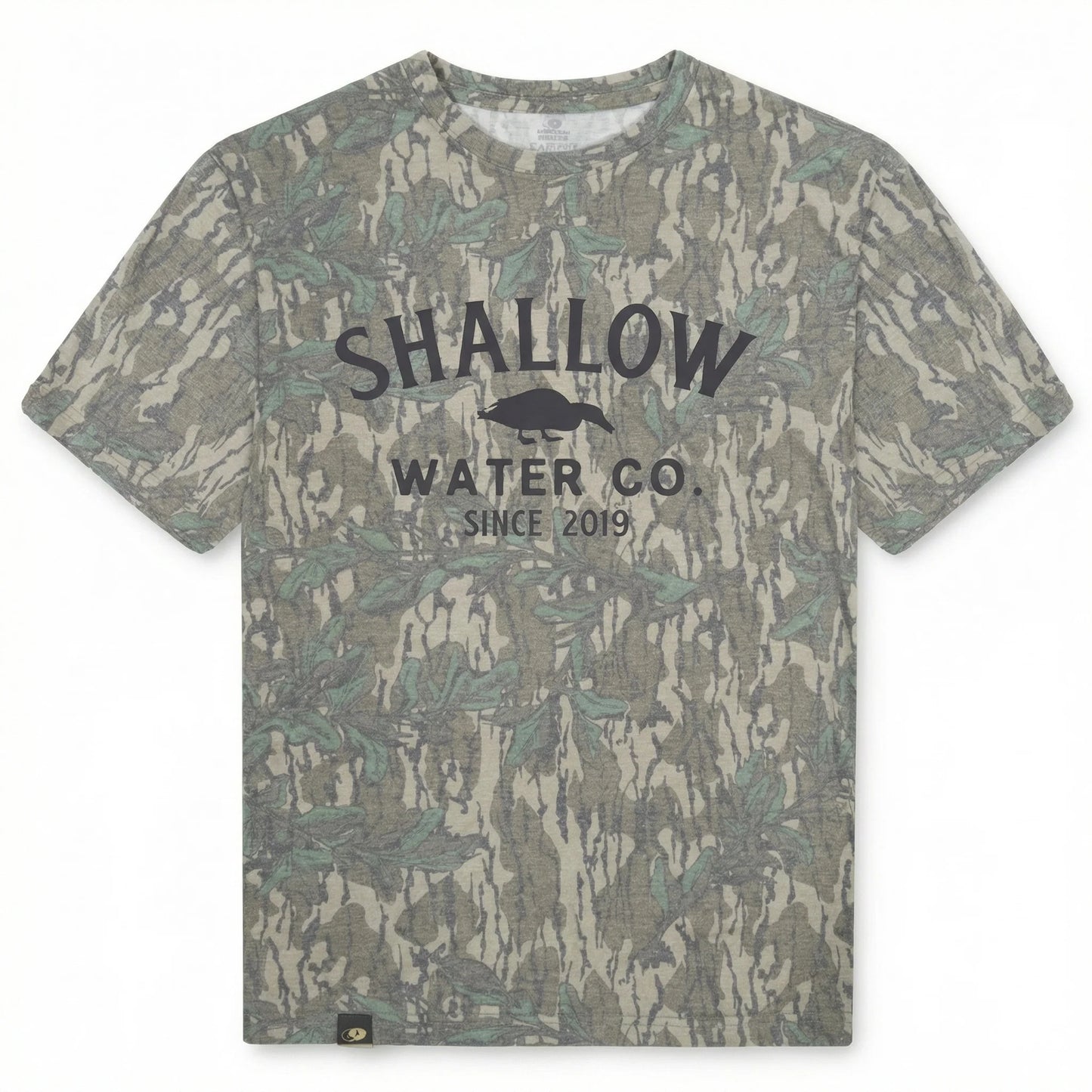 Shallow Water Logo Tee | Green Leaf