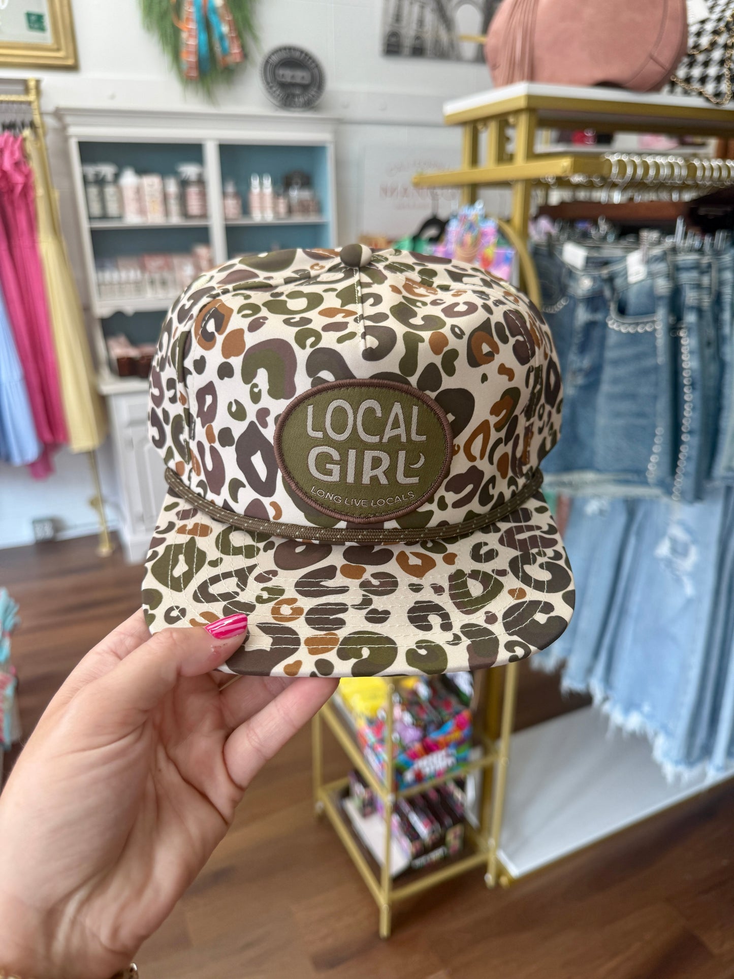 Local Girl Lunar Patch LP Rope Hat