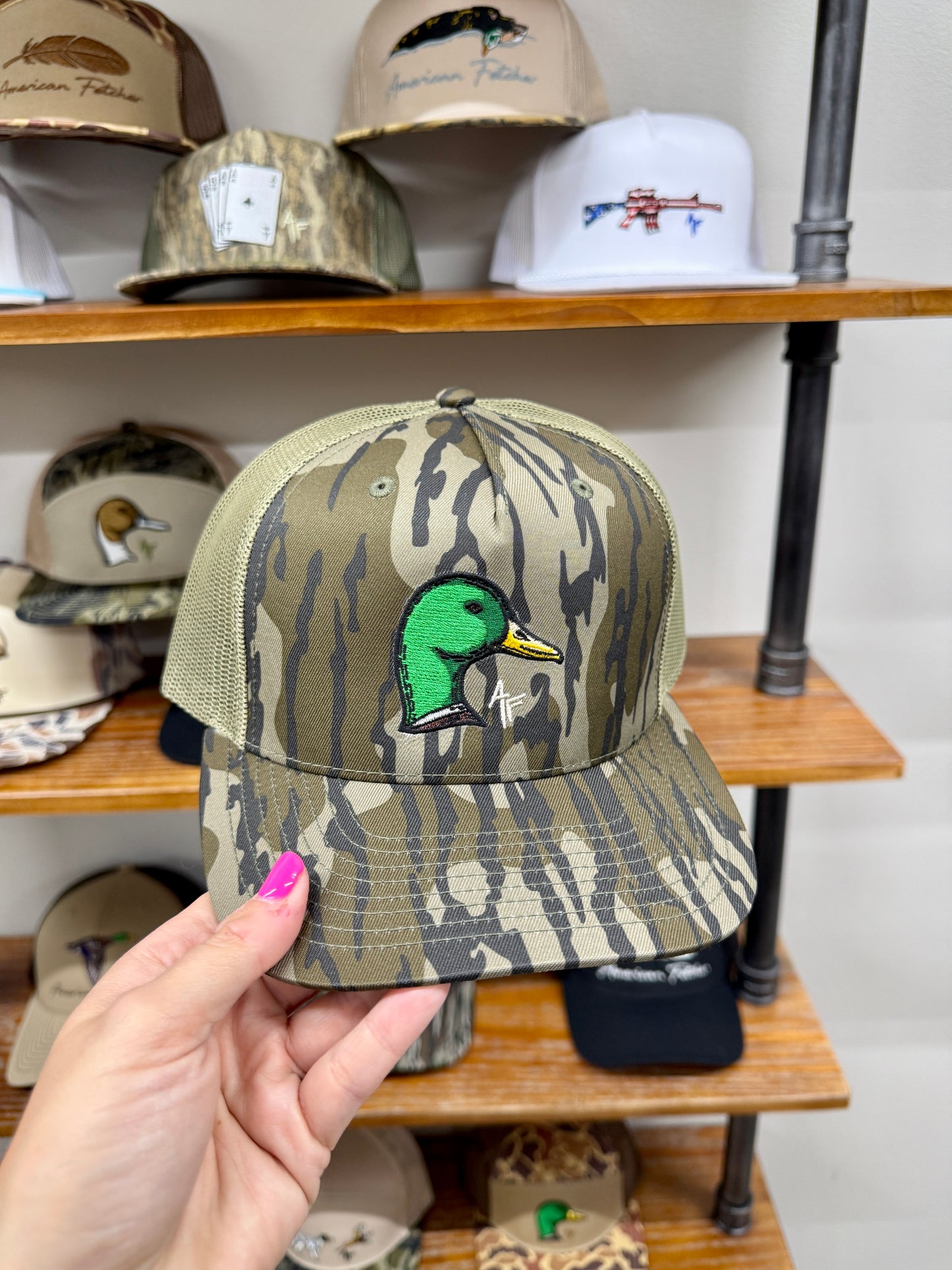 American Fetcher Mallard Head- Bottomland Hat