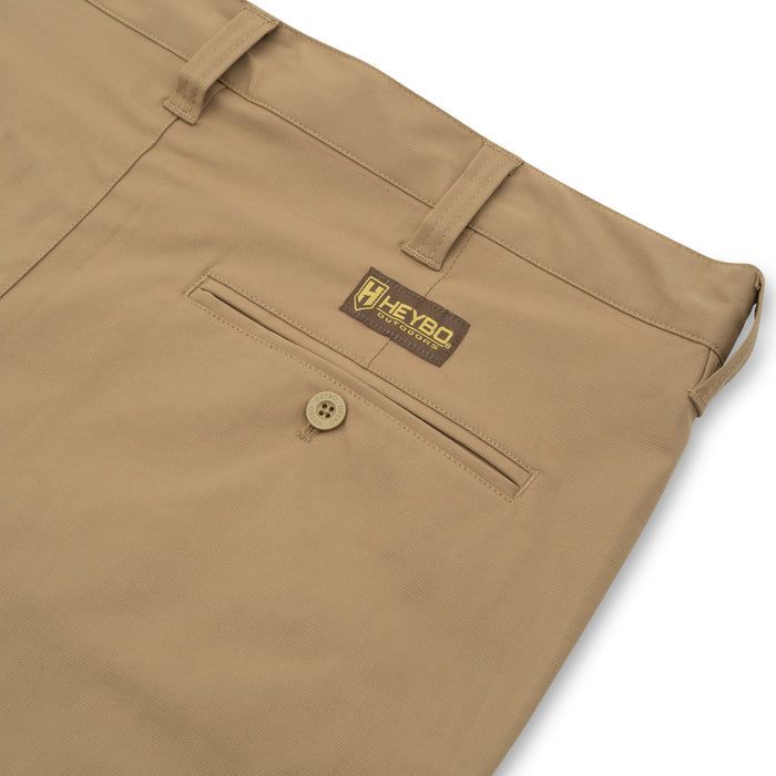 HeyBo Augusta Cotton Khaki Shorts