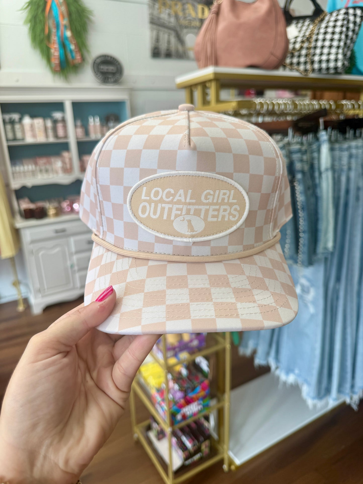 Local Girl Modern Oval Rope Hat