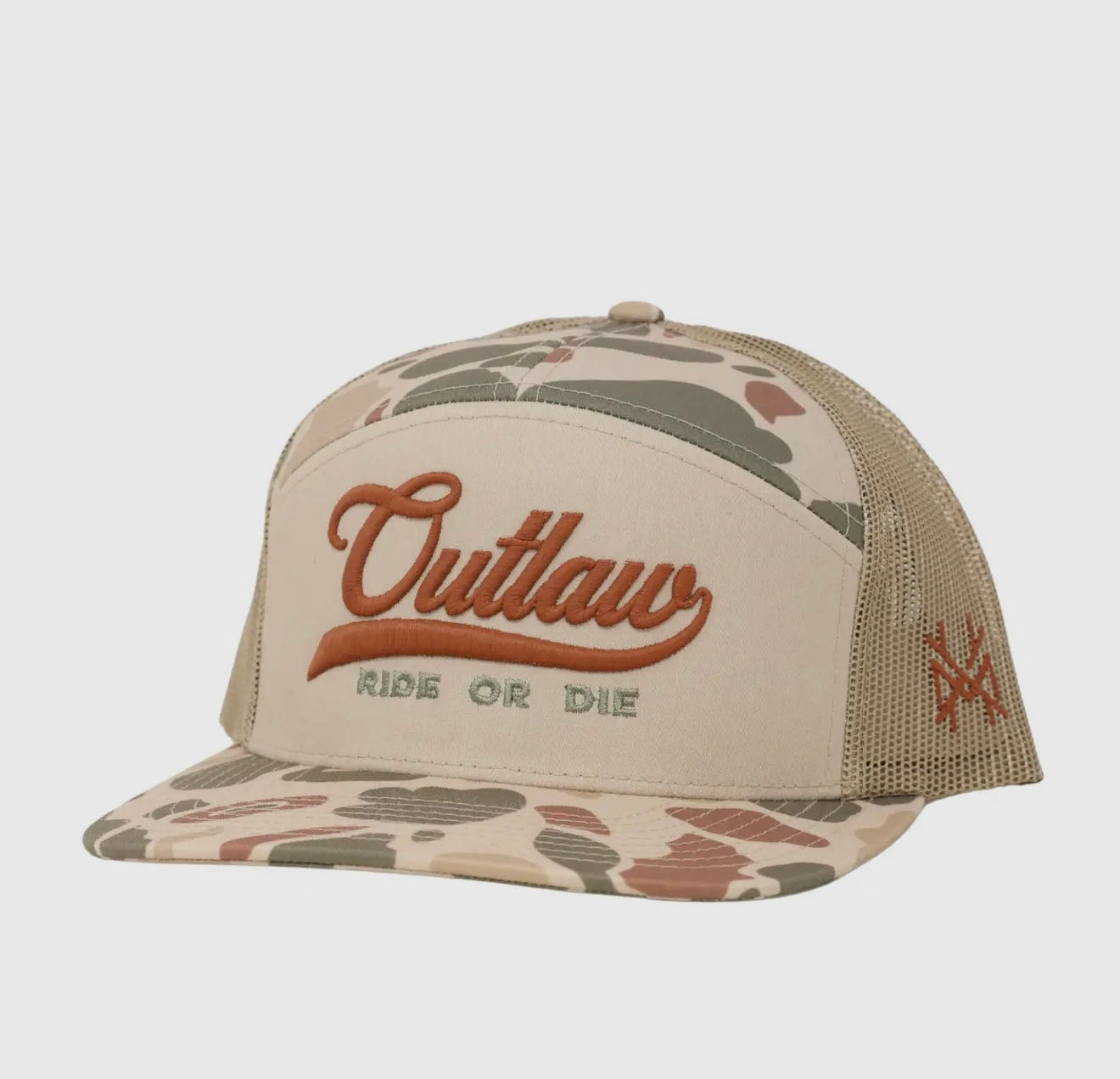 Mad Hatter Outlaw Ride or Die Trucker Hat