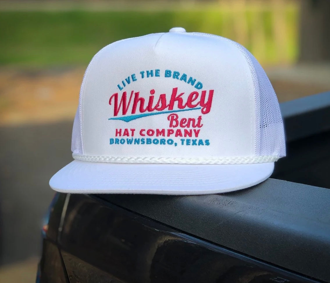 Whiskey Bent The Cali Hat WHITE
