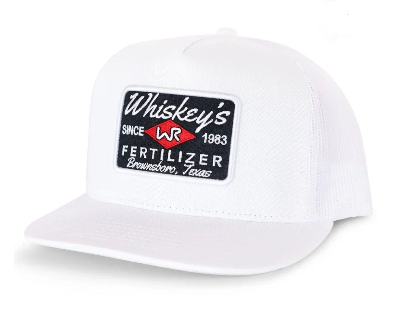 Whiskey Bent Icy White Fertilizer Hat