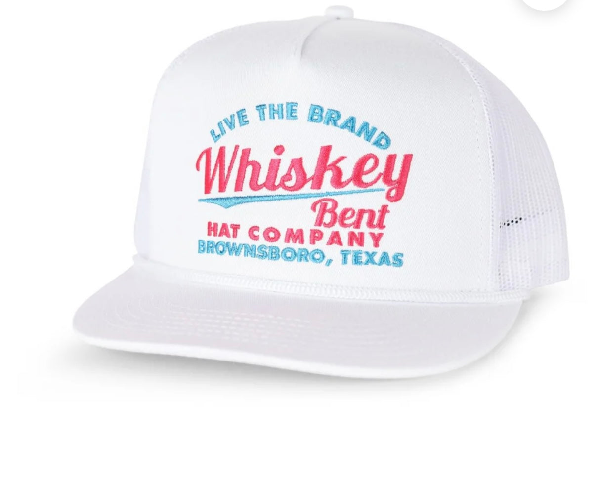Whiskey Bent The Cali Hat WHITE