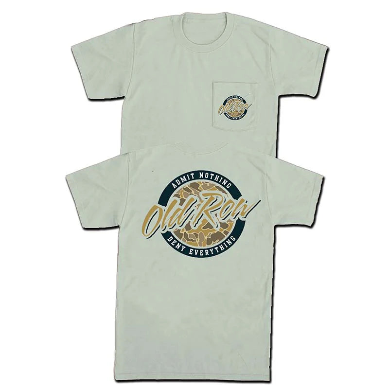 Old Row 80s Camo Circle Pocket Tee