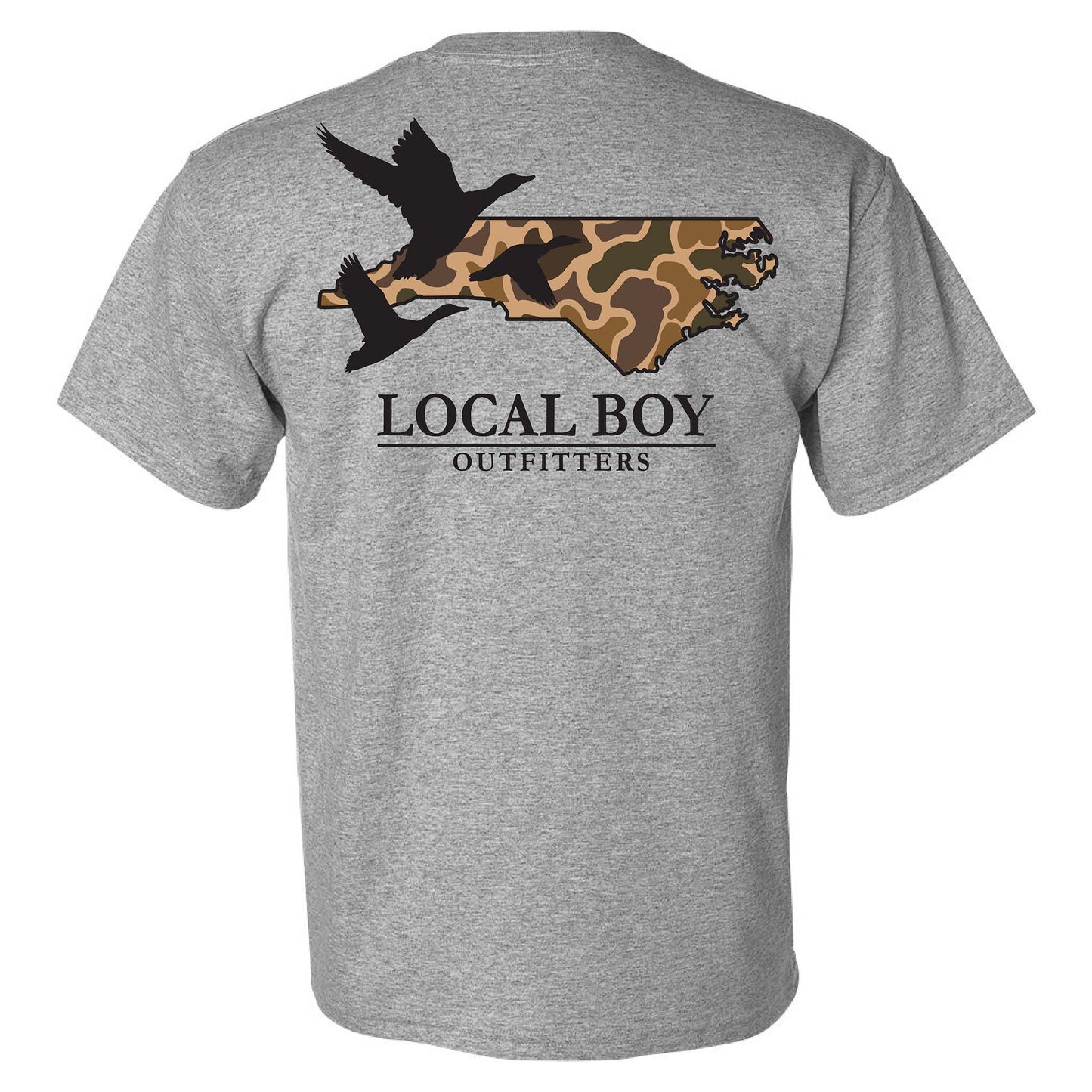 Local Boy Camo State NC T-Shirt