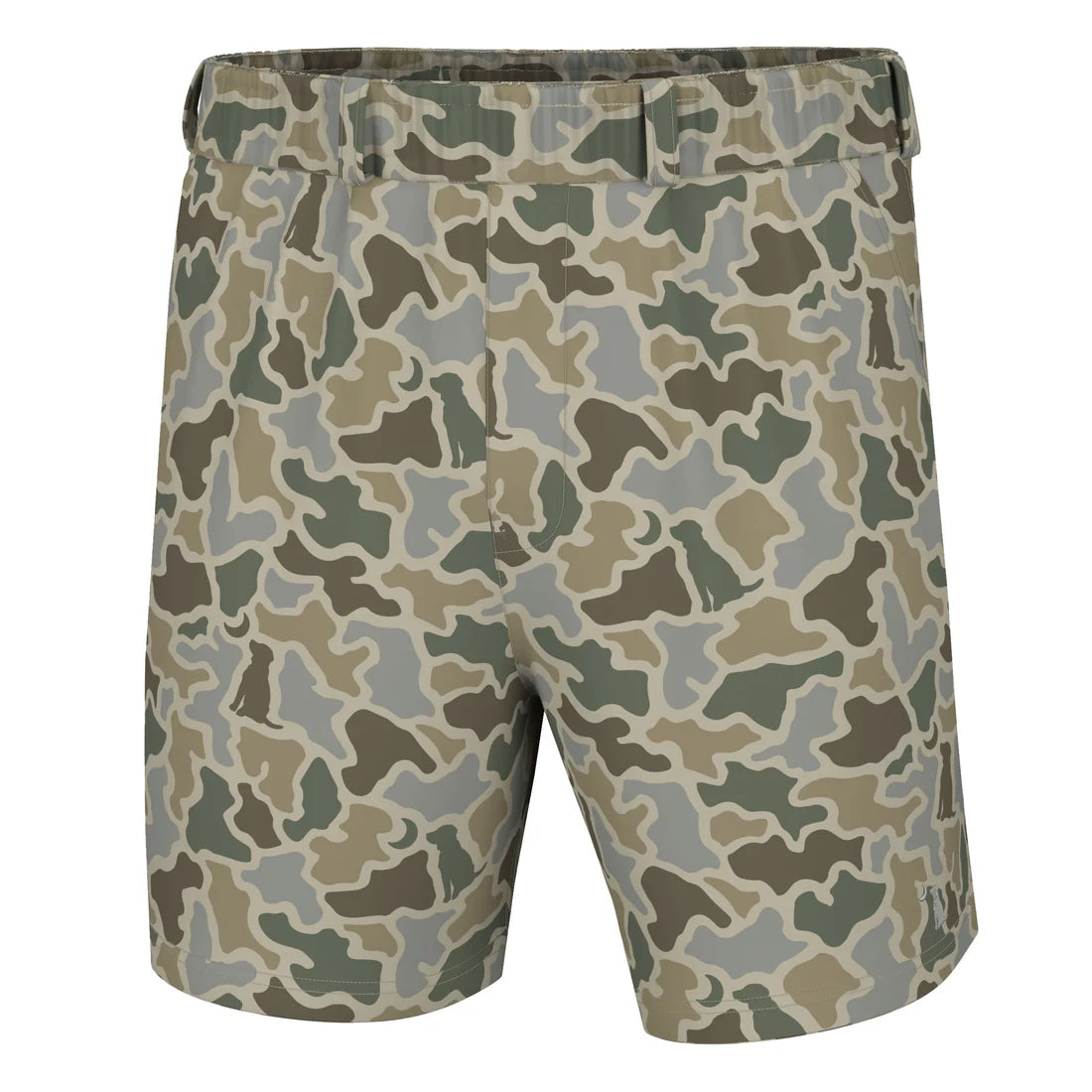 Local Boy Sand Dog & Moon Camo Volley Shorts