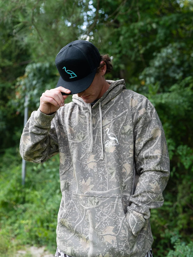 Dirty Marsh Backshore Logo Hoodie | Deadwood Camo