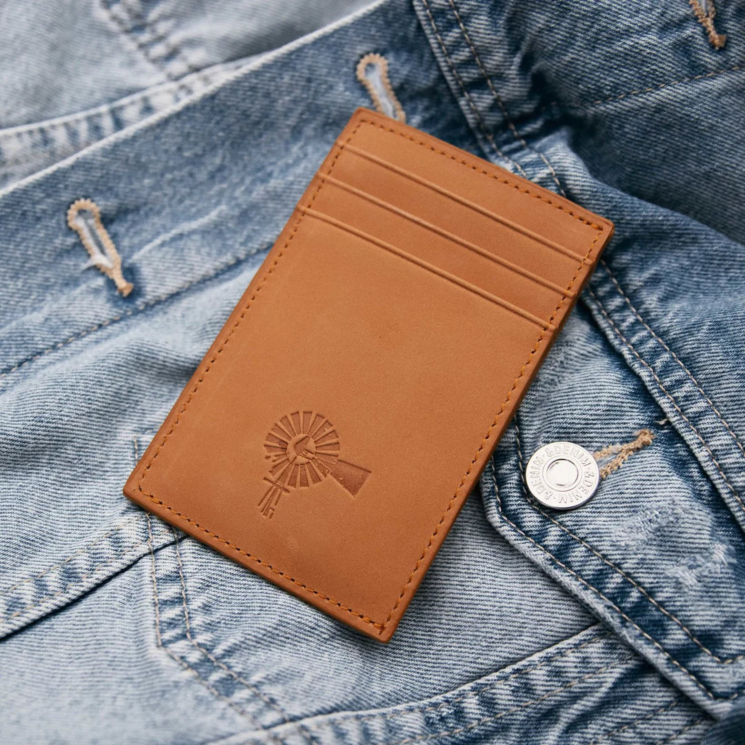 Old South Leather Money Clip with Bottle Opener