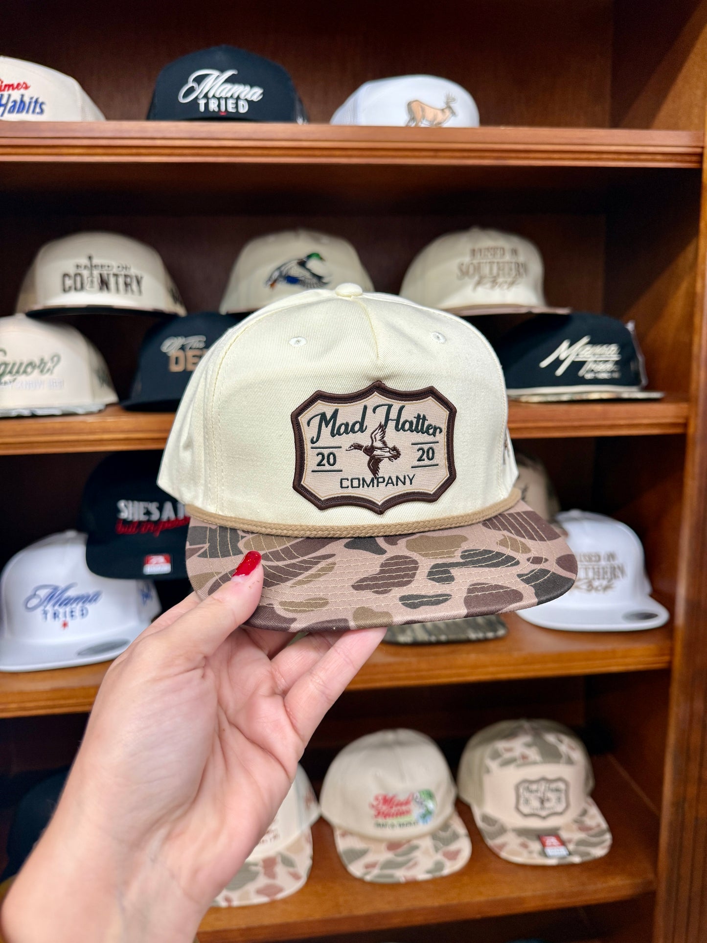 Mad Hatter Green Head Trucker Hat