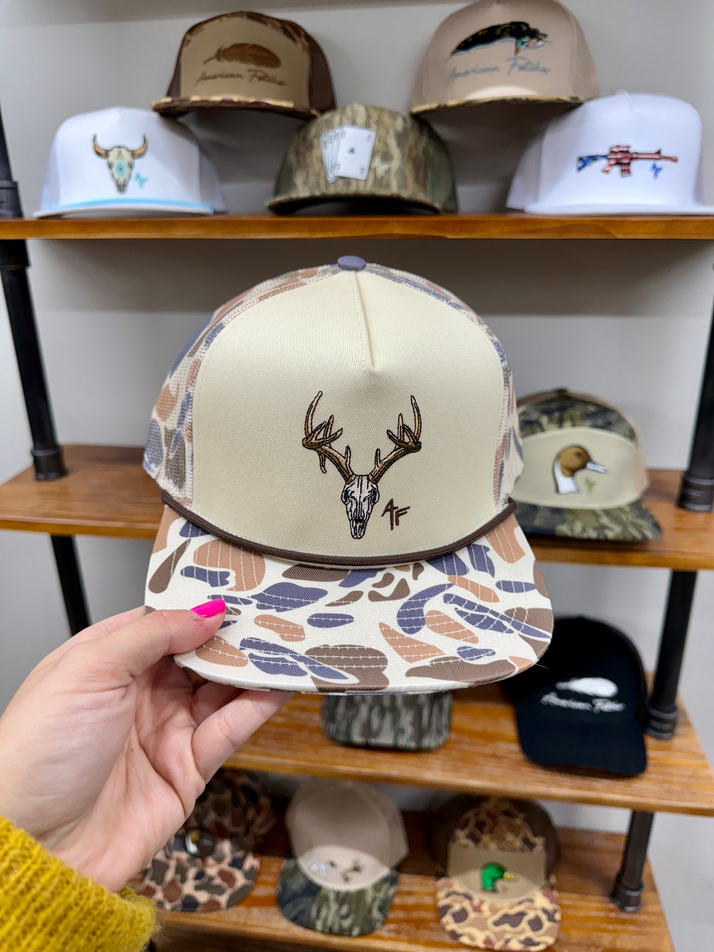 American Fetcher European Skull- Old school Hat