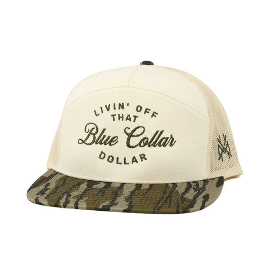 Mad Hatter Blue Collar Dollar Hat