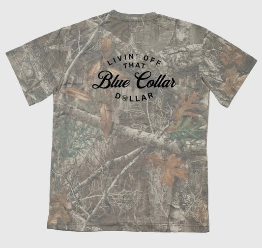Mad Hatter Blue Collar Dollar T-Shirt