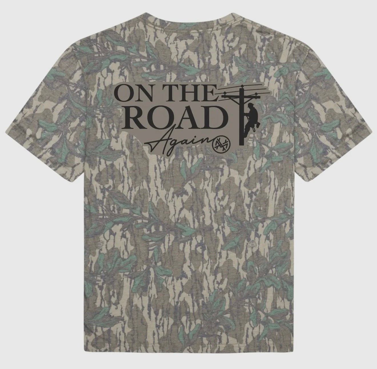 Mad Hatter On the Road Again Linemen T-Shirt
