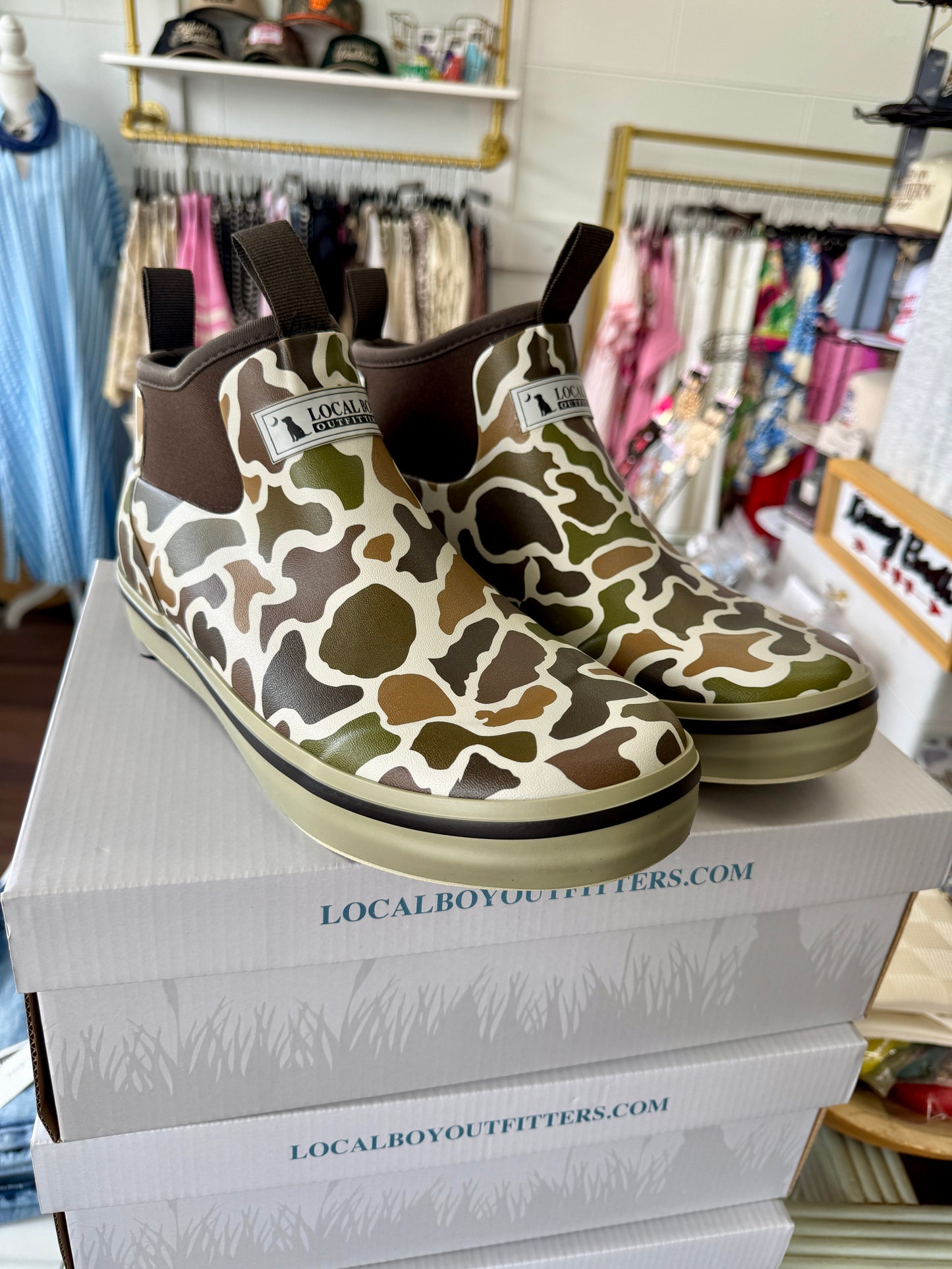 Local Boy Rubber Boots Localflage Vintage