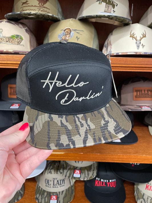 Mad Hatter Hello Darlin 7 Panel Hat