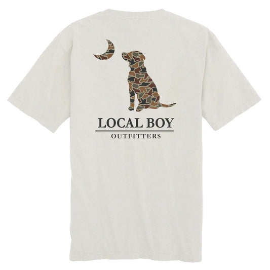 Local Boy Duck Camo Dog & Moon Tee