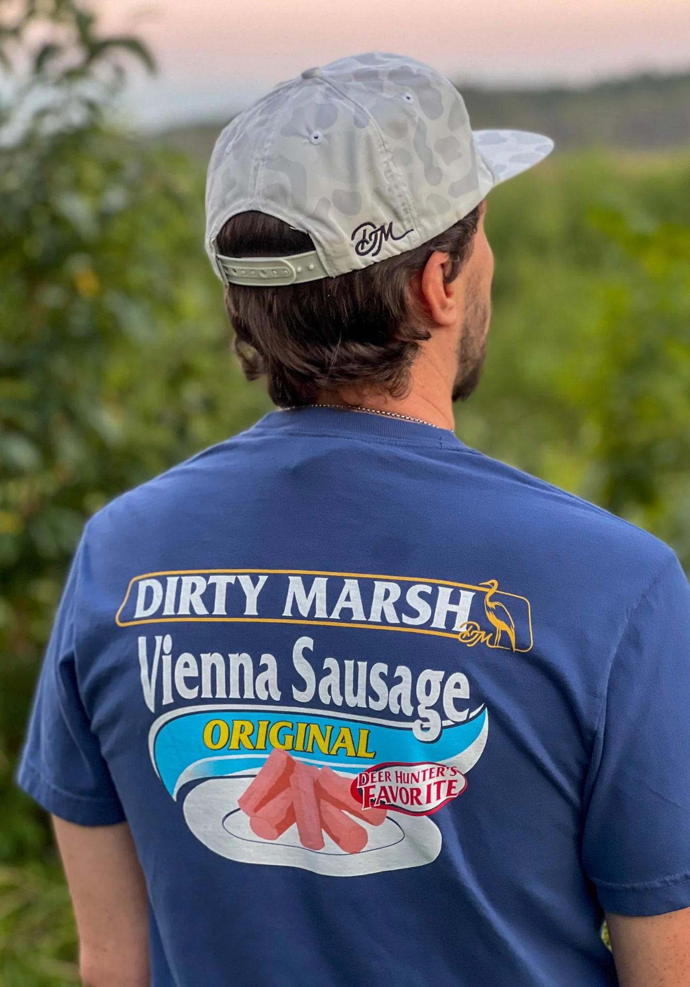 Dirty Marsh Dirty Sausage Tee | China Blue