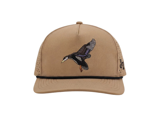 Shallow Water Black Duck Performance Hat-Tobacco