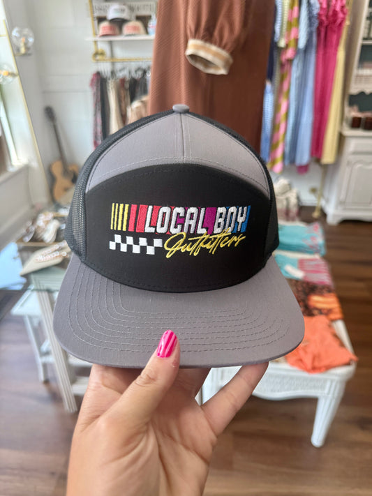 Local Boy Hot Wheels 7 Panel Hat