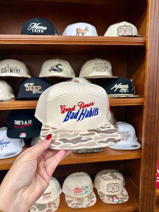 Good Times Bad Habits Hat