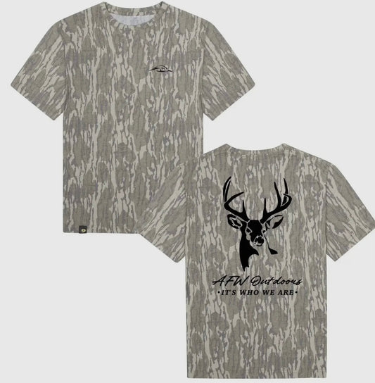 American Flyway Waterfowl Outdoors Buck Mossy Oak Tee