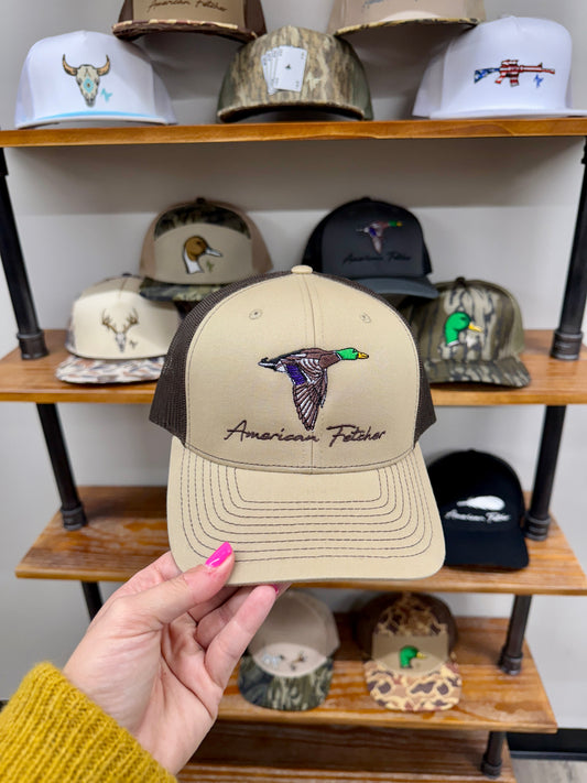 American Fetcher Khaki/Brown Mallard Hat
