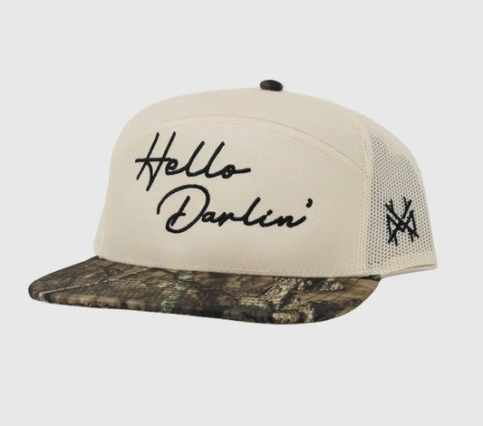 Mad Hatter Hello Darlin 7 Panel Hat