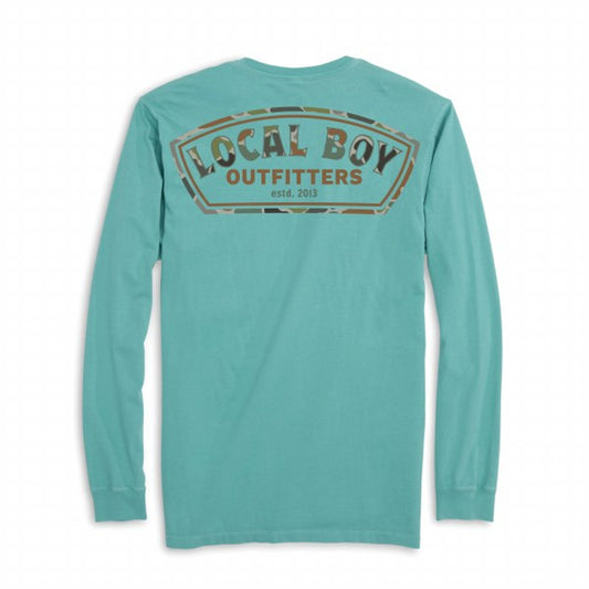 Local Boy Forest Camo Label Long Sleeve