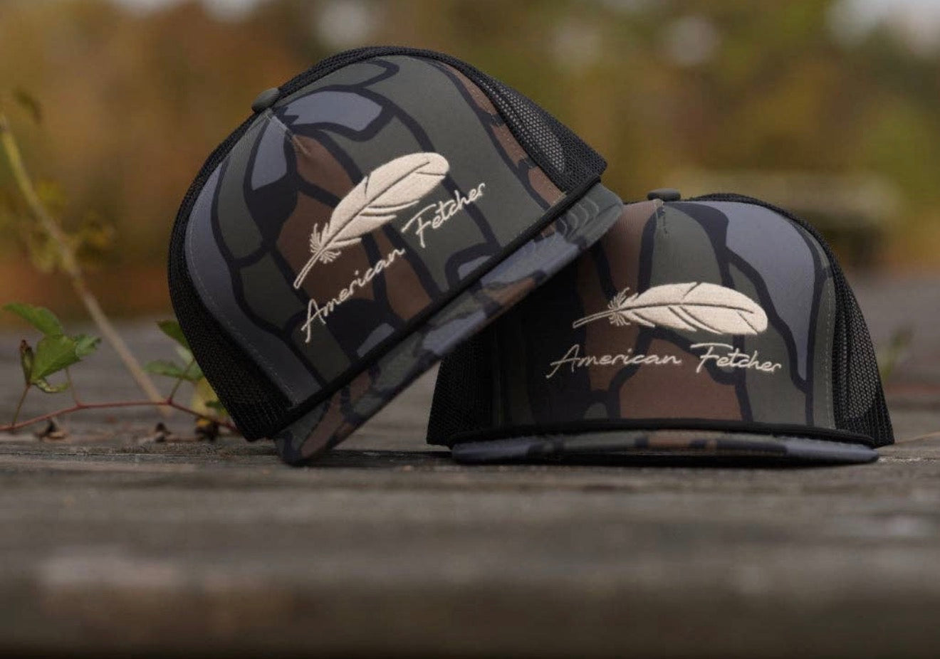 American Fetcher Camo Rope Hat