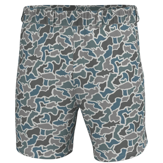 Local Boy Volley Shorts - Fish Camo