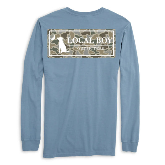 Local Boy Sand Dog & Moon Plate LS Tee
