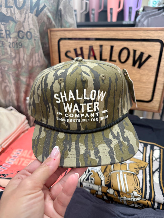 Shallow Water YOUTH Trademark Rope Hat | Bottomland Camo