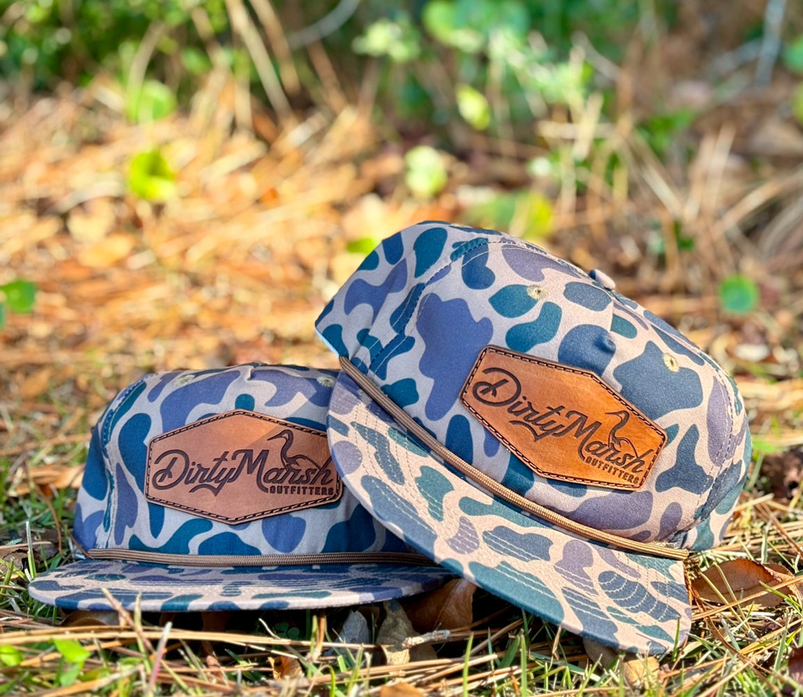 Dirty Marsh Shoreline Leather Patch | Delta
