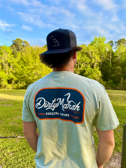 Dirty Marsh Shoreline Badge Tee