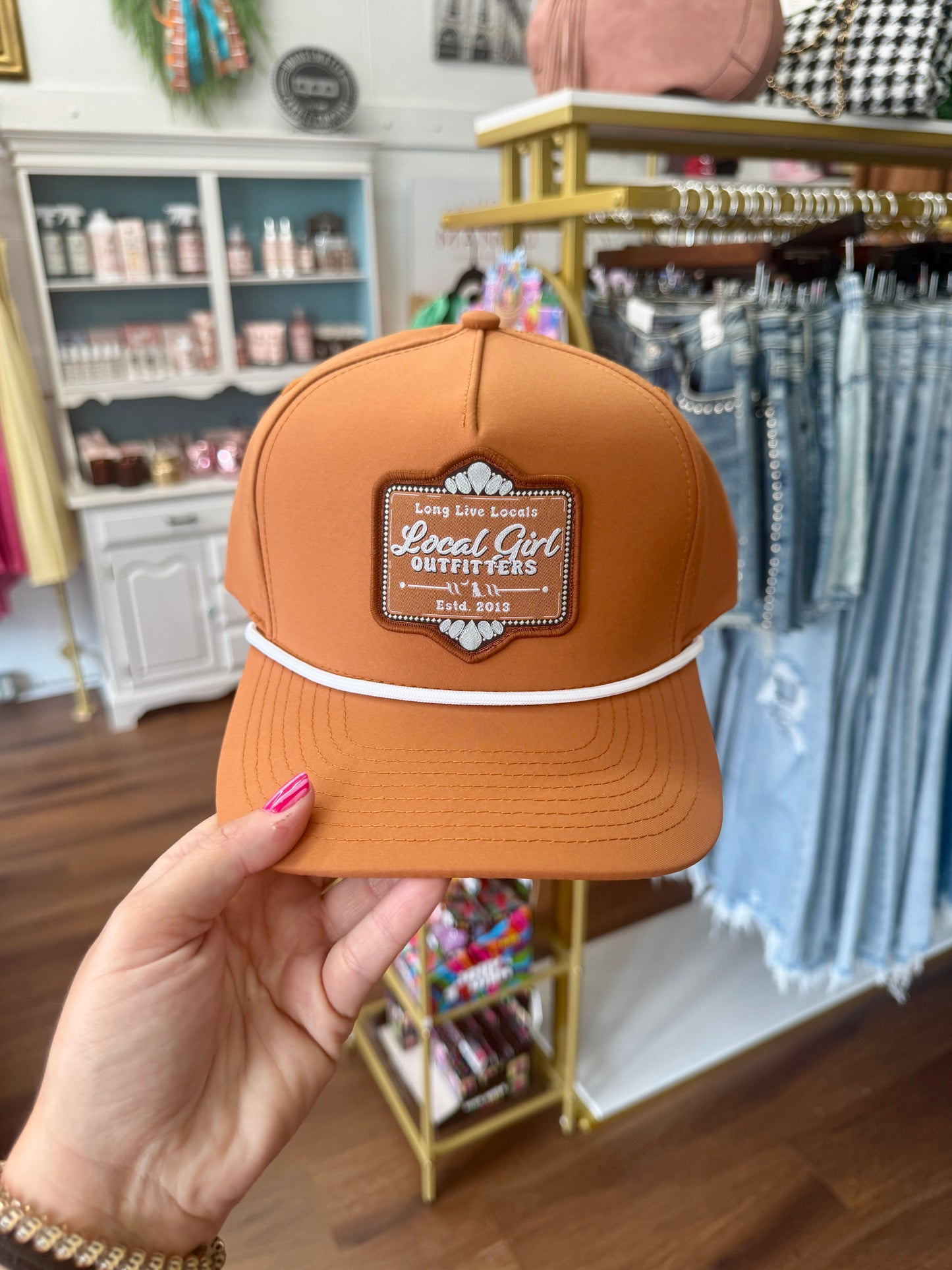 Local Girl Jewels Rope Hat