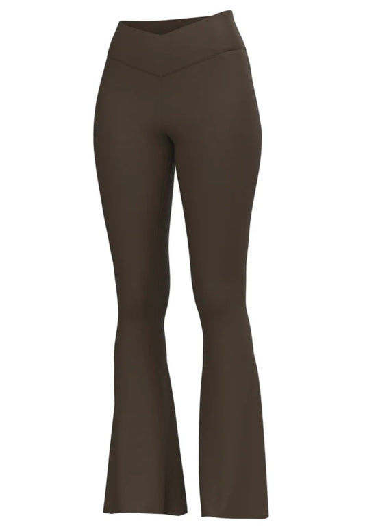 Local Girl Espresso Flare Leggings