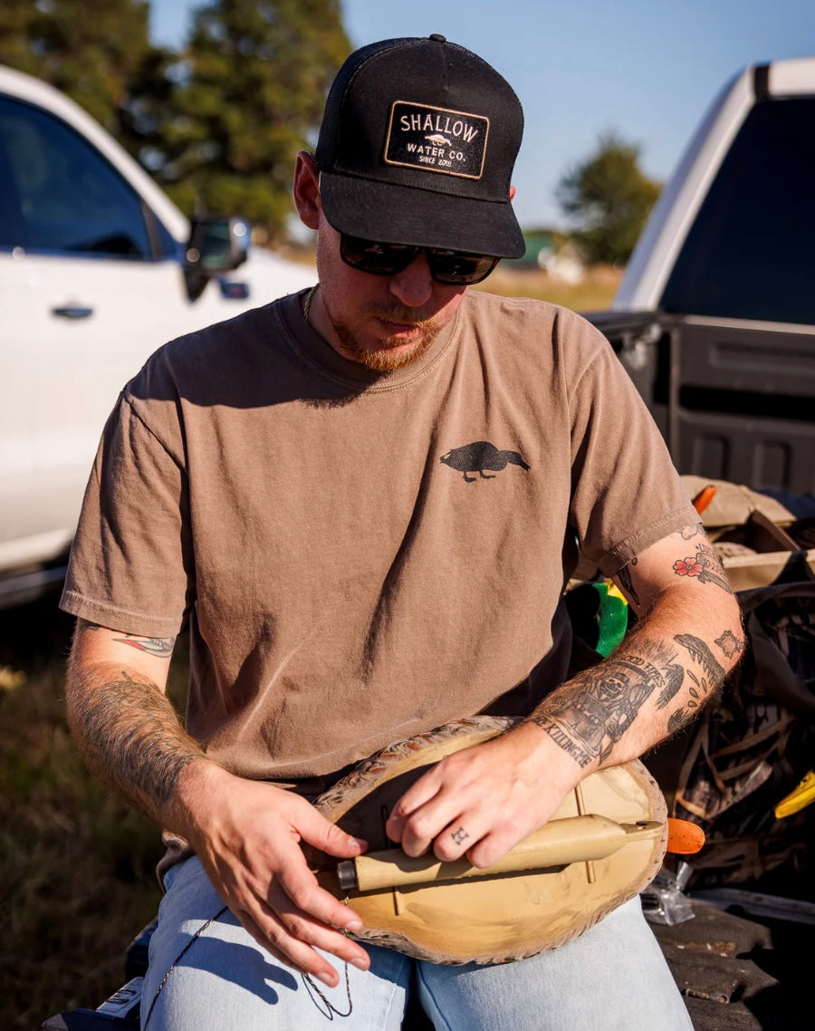 Shallow Water Waxed Rambler Hat | Driftwood