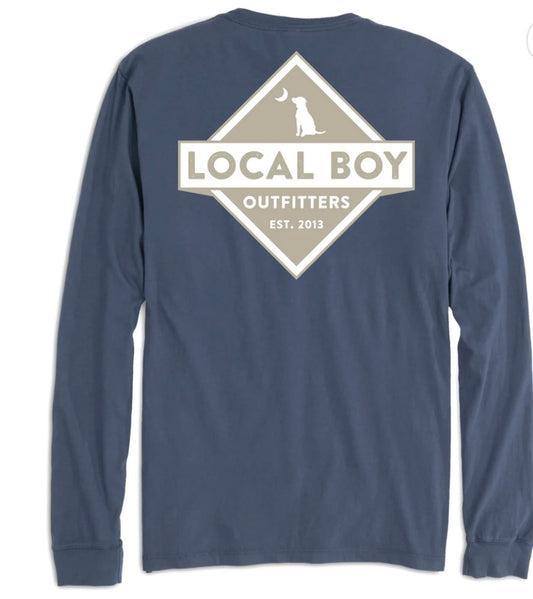 Local Boy L/S Diamond Signature T-Shirt