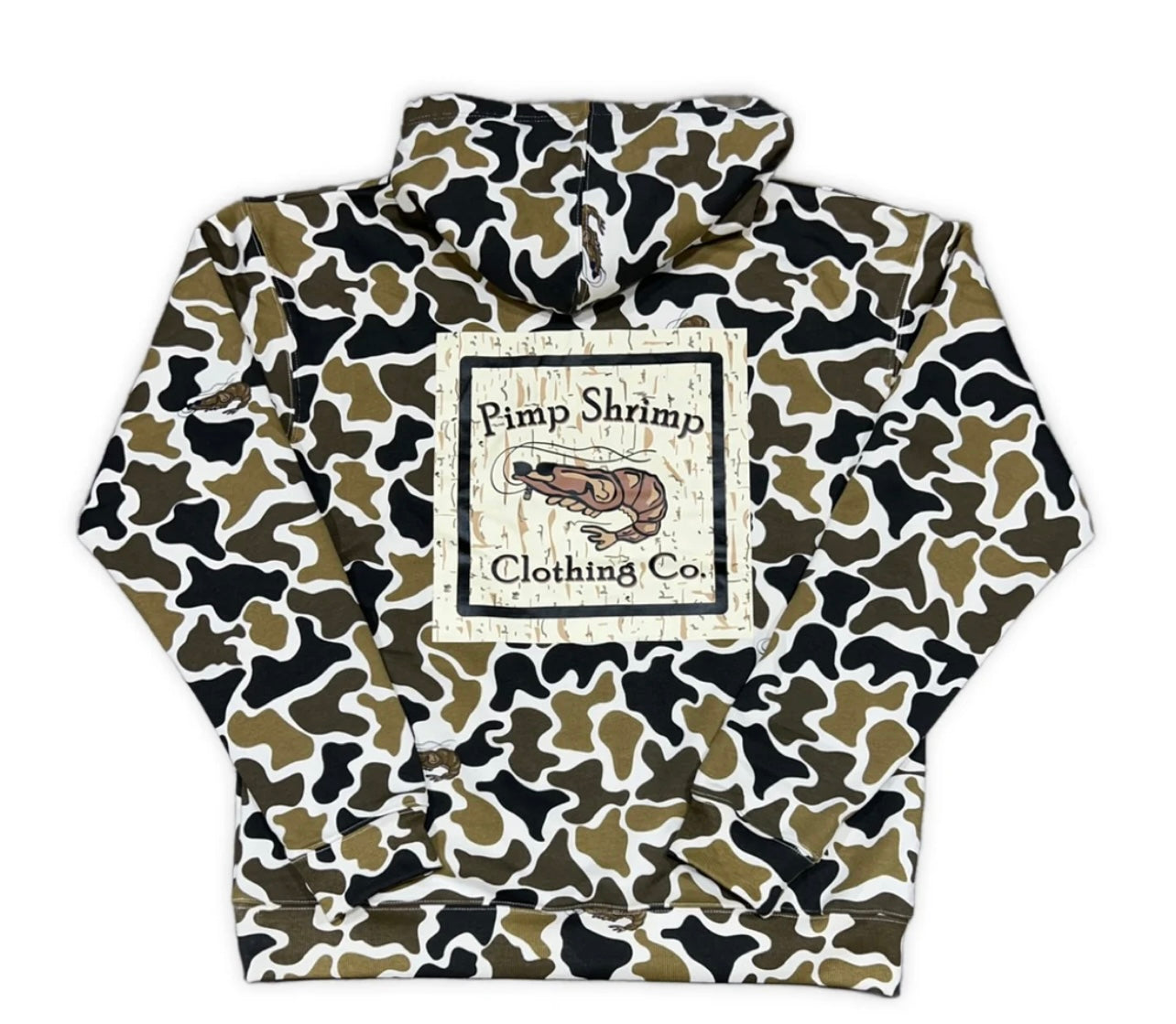 Pimp Shrimp New School Camo Mid-Weight Hoodie