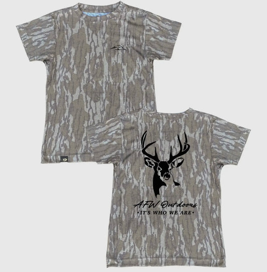 Youth American Flyway Waterfowl Buck Mossy Oak Tee