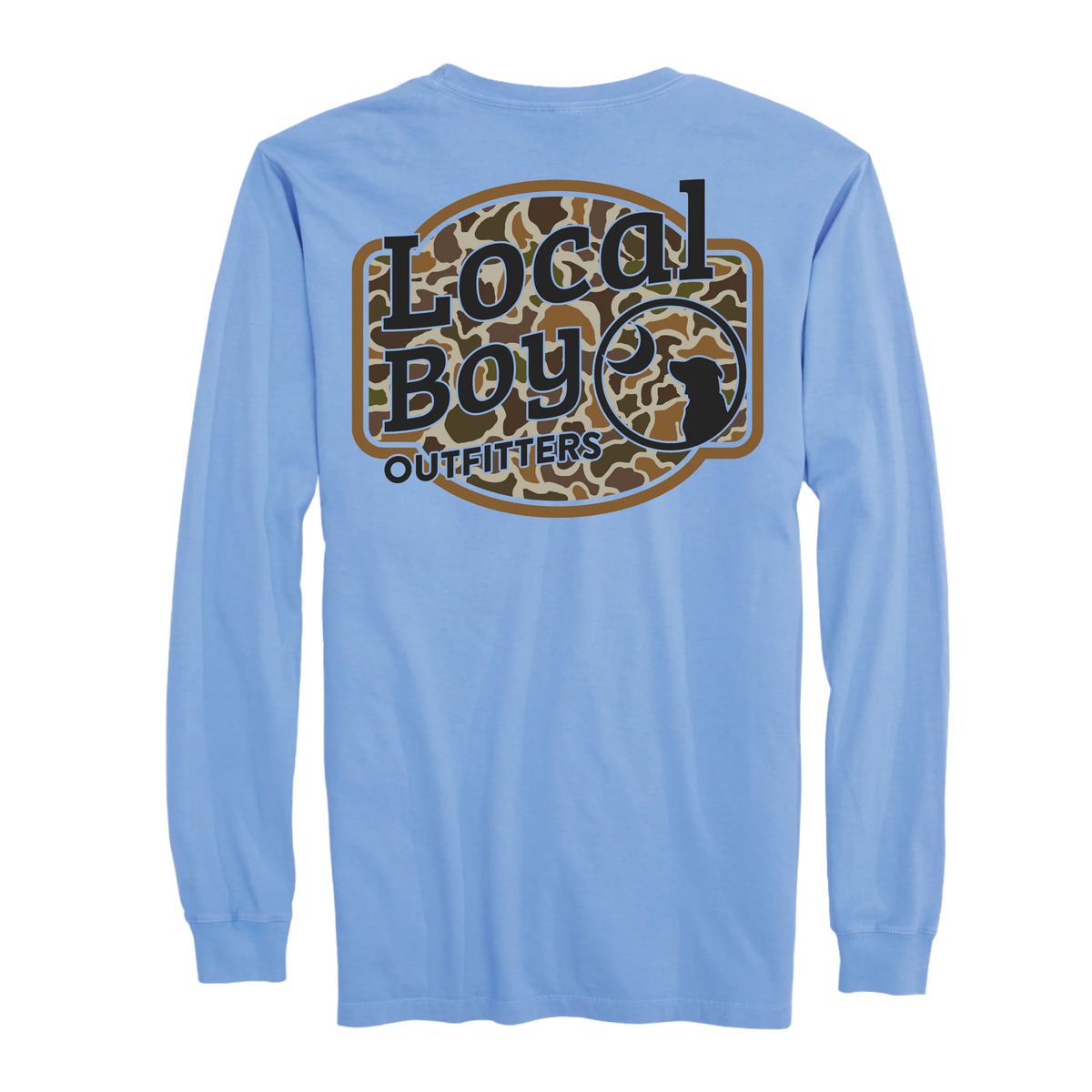 Local boy Vintage Standard Long Sleeve T-Shirt- Washed Denim