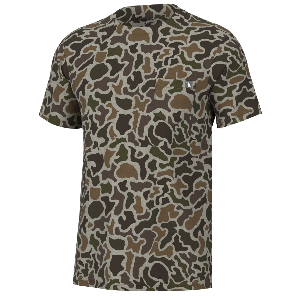 Local boy Short Sleeve Heather Blend Crew-Localflage Vintage