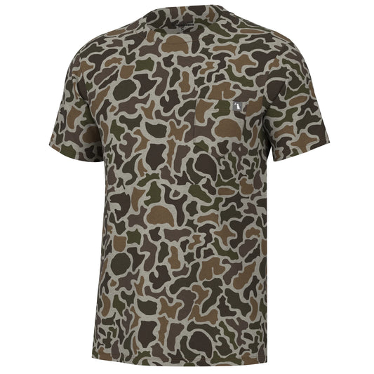 Local boy Short Sleeve Heather Blend Crew-Localflage Vintage