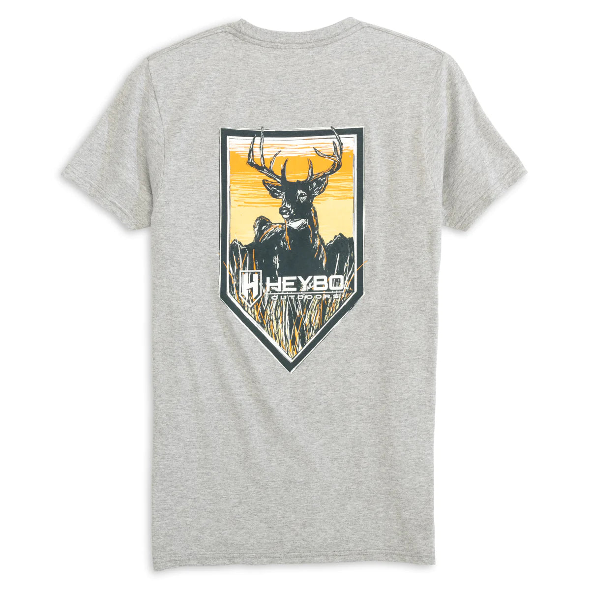 Heybo Deer on Sheild Tee