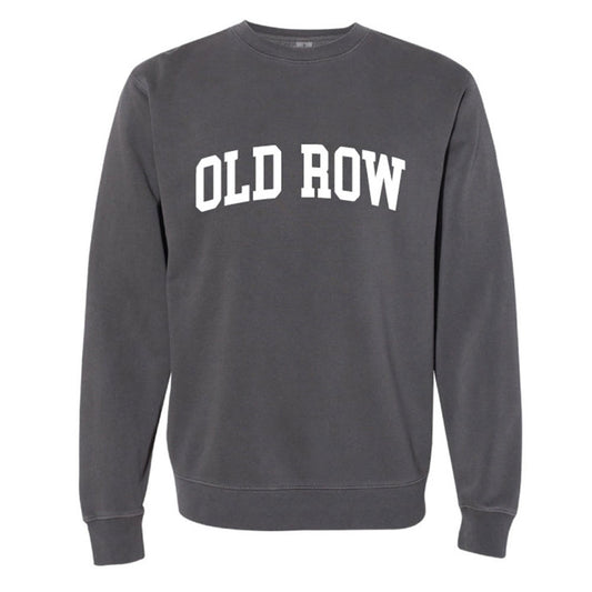 Old Row Pigment Dyed Crewneck Charcoal